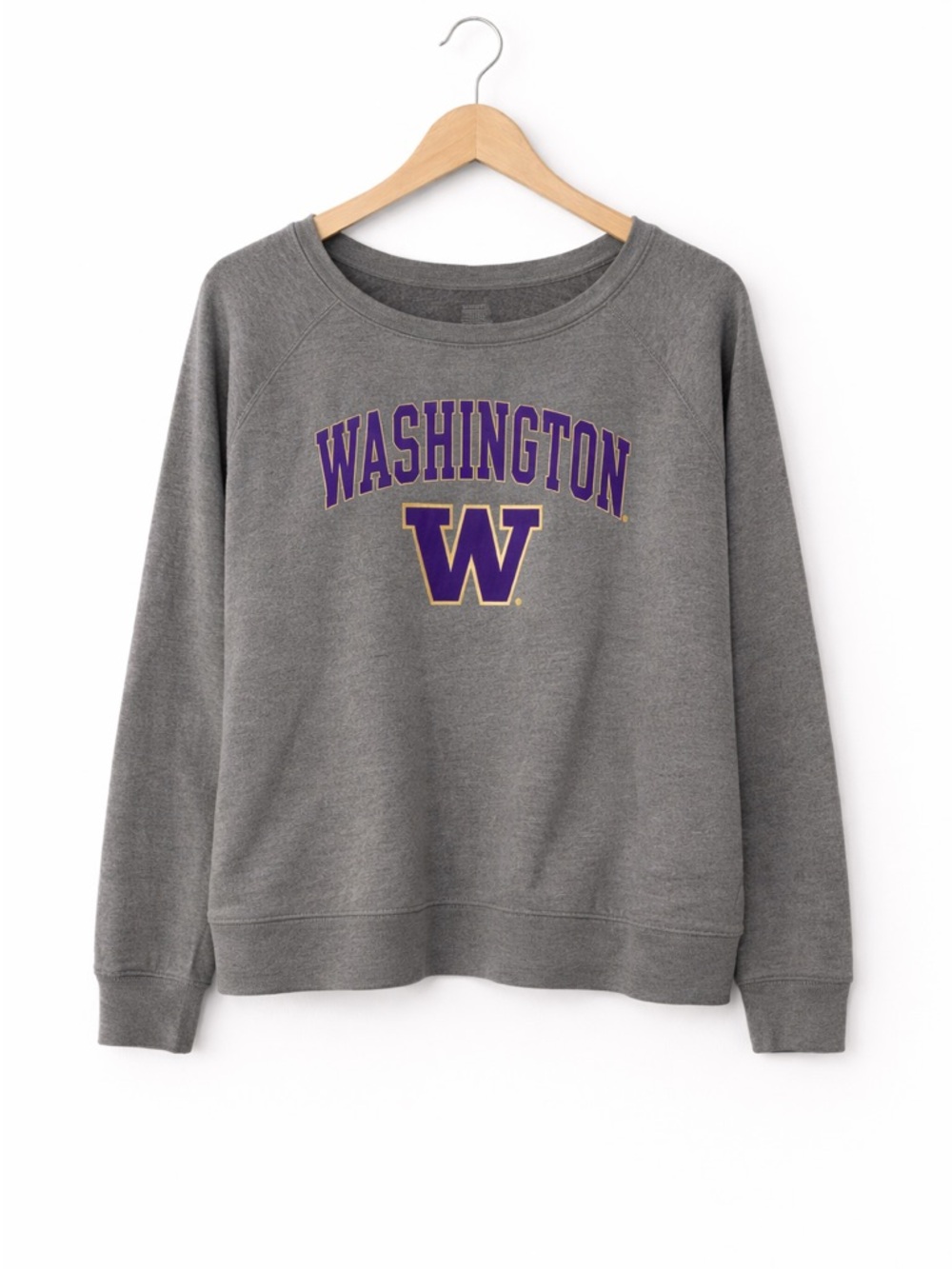 University of Washington Women's Dark Gray Crew Neck Sweatshirt XL